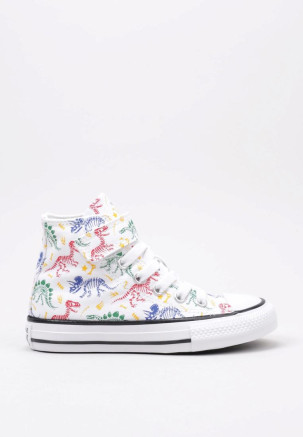 CONVERSE CHUCK TAYLOR ALL STAR EASY-ON DINOS Branco