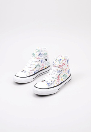 CONVERSE CHUCK TAYLOR ALL STAR EASY-ON DINOS Branco