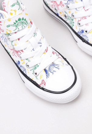 CONVERSE CHUCK TAYLOR ALL STAR EASY-ON DINOS Branco