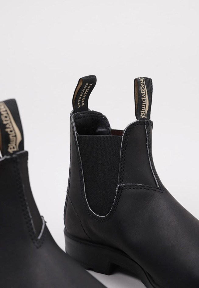 Blundstone 510 En Negro | Tire De Las Botas De Trabajo Chelsea De Cuero