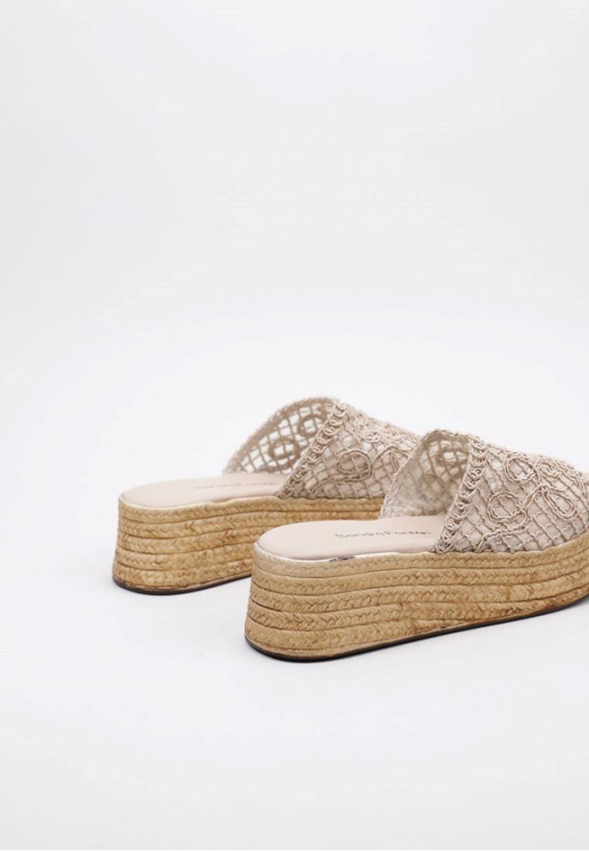 Alpargatas Cuña Mujer Calzado Zapatos Sandra Fontan Para Mujer