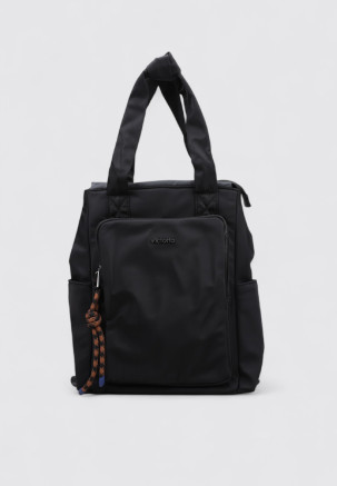 VICTORIA MOCHILA NYLON NUDO Preto