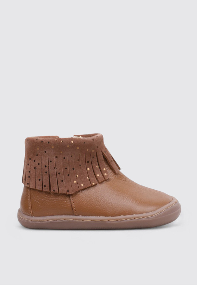 Bottines Barefoot GIOSEPPO En Cuir - Souples, Semelle Fine, Largeur Pied, Sans Renfort - Pour Un Développement Naturel