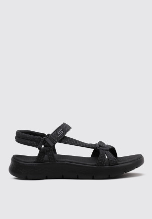 SKECHERS GO WALK FLEX SANDAL - SUBLIME Negro