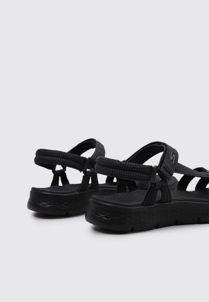 SKECHERS GO WALK FLEX SANDAL - SUBLIME Negro