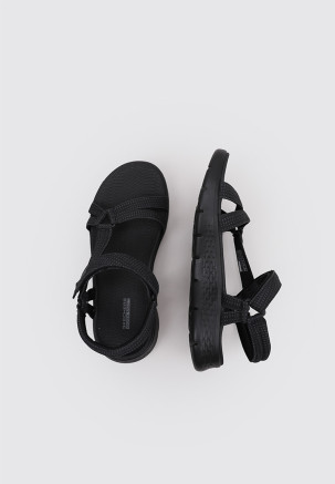 SKECHERS GO WALK FLEX SANDAL - SUBLIME Negro