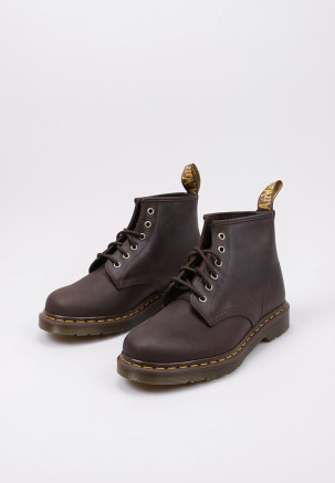 DR MARTENS 101  Dark Brown Crazy Horse Marrón