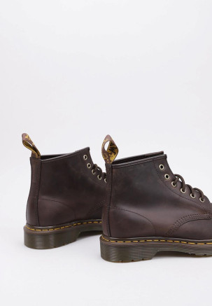 DR MARTENS 101  Dark Brown Crazy Horse Marrón