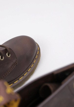DR MARTENS 101  Dark Brown Crazy Horse Marrón