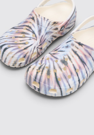 CROCS CLASSIC TIE DYE CLOG Animal Print