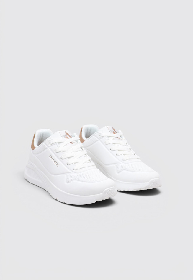 SKECHERS UNO LITE - SHIMMER ALONG Blanco