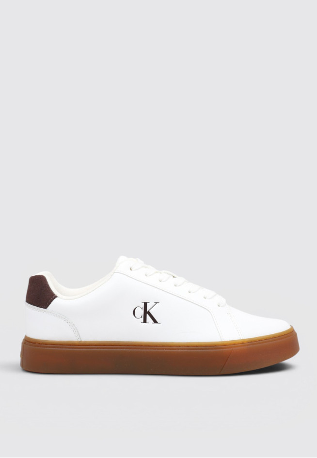 CALVIN KLEIN CLASSIC CUPSOLE LACEUP LTH Branco