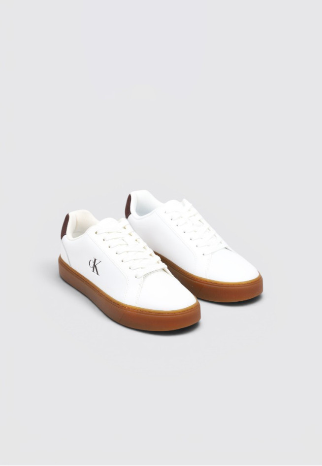 CALVIN KLEIN CLASSIC CUPSOLE LACEUP LTH Branco
