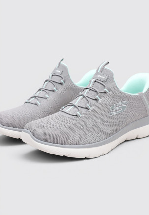 SKECHERS SLIP-INS: SUMMITS - DREAM Gris
