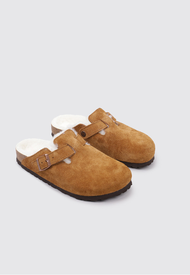 BIRKENSTOCK BOSTON FUR Cuero