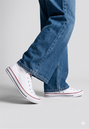 CONVERSE CHUCK TAYLOR ALL STAR DAINTY CANVAS Branco