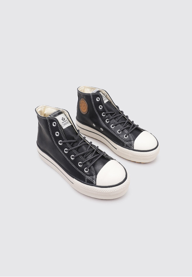 VICTORIA TRIBU DOBLE SIERRA EFECTO PIEL Noir
