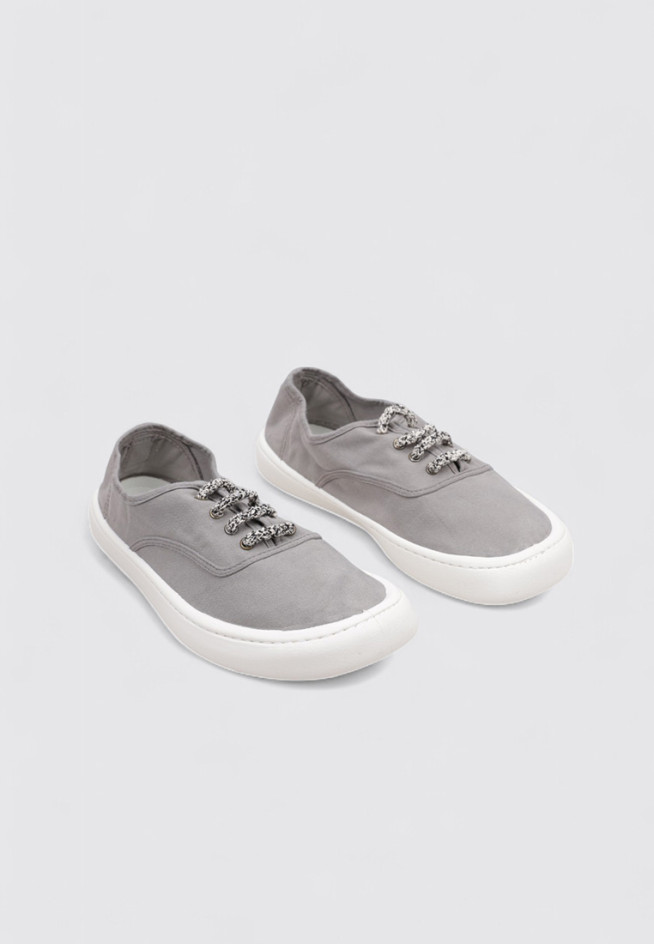 VICTORIA OLMO BAREFOOT LONA TINTADA DREC Cinzento