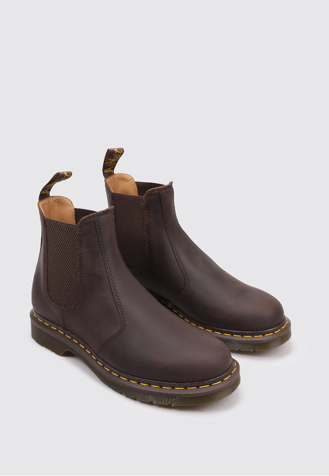 DR MARTENS 2976 YS Dark Brown Crazy Horse Marrón