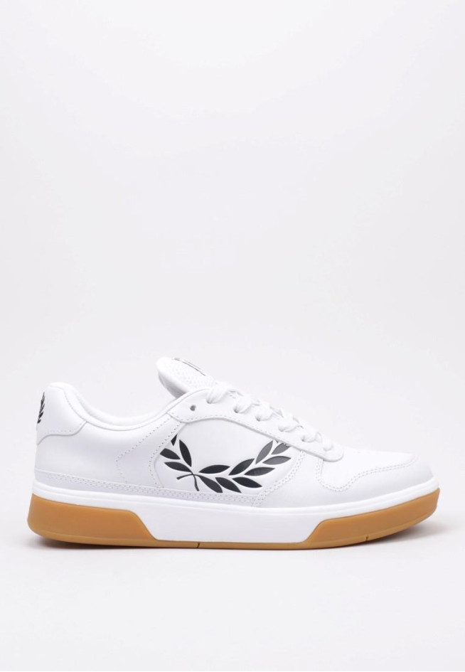 FRED PERRY B6318 - B300 TEXTURED  Blanco