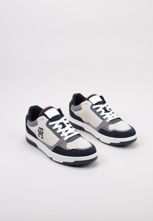 TOMMY HILFIGER TH BASKET BETTER SUEDE MIX Azul