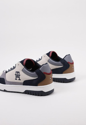 TOMMY HILFIGER TH BASKET BETTER SUEDE MIX Azul