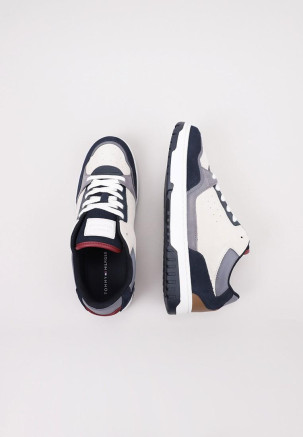 TOMMY HILFIGER TH BASKET BETTER SUEDE MIX Azul