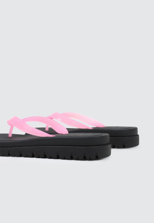 TOMMY HILFIGER TJW CLEATED JELLY SUMMER SANDAL Rosa