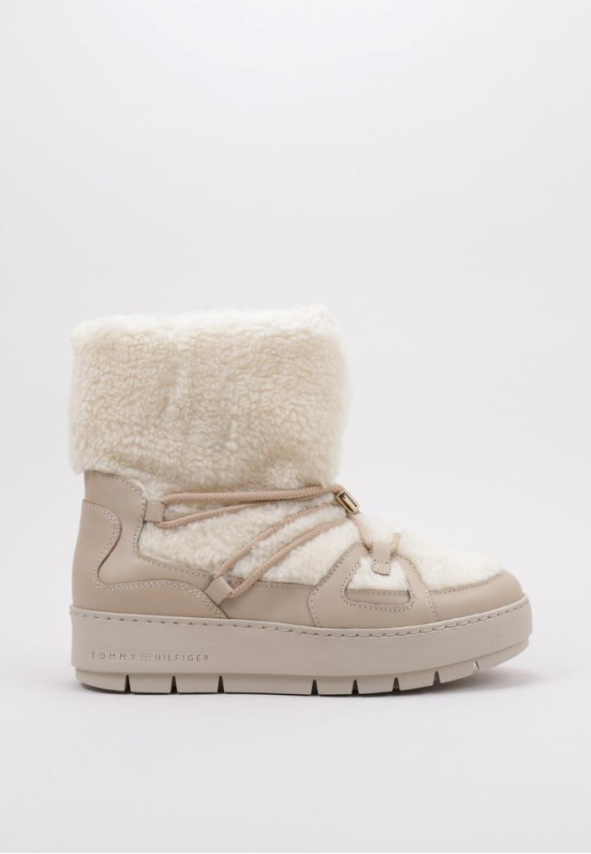 TOMMY HILFIGER TOMMY TEDDY SNOWBOOT Beige