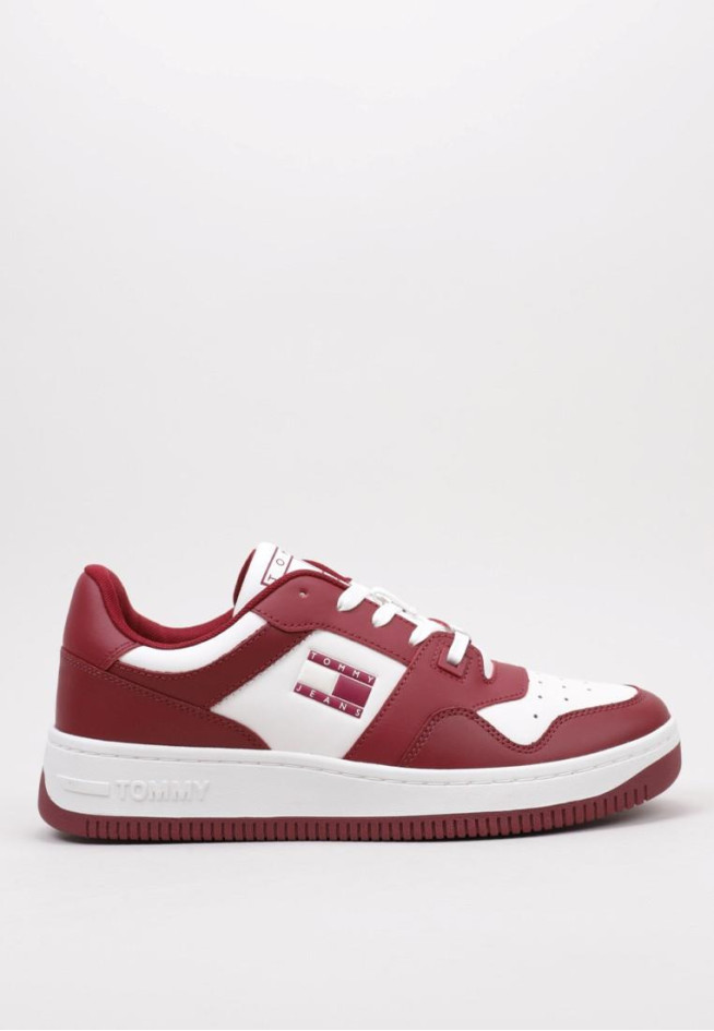 TOMMY HILFIGER TJM BASKET PREMIUM COLOR Rojo