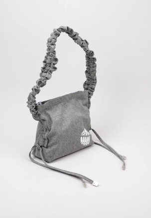 SARA PARADA KAIA MINI LOGO BAG  Gris