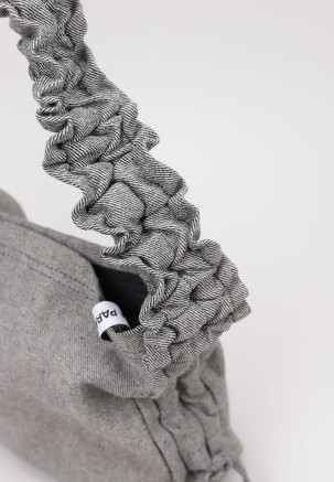SARA PARADA KAIA MINI LOGO BAG  Gris