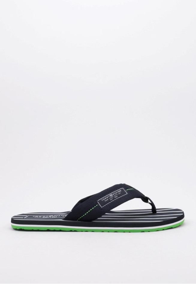 TOMMY HILFIGER PATCH HILFIGER BEACH SANDAL Azul