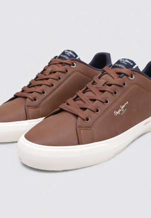 PEPE JEANS KENTON CAMPUS Marrón