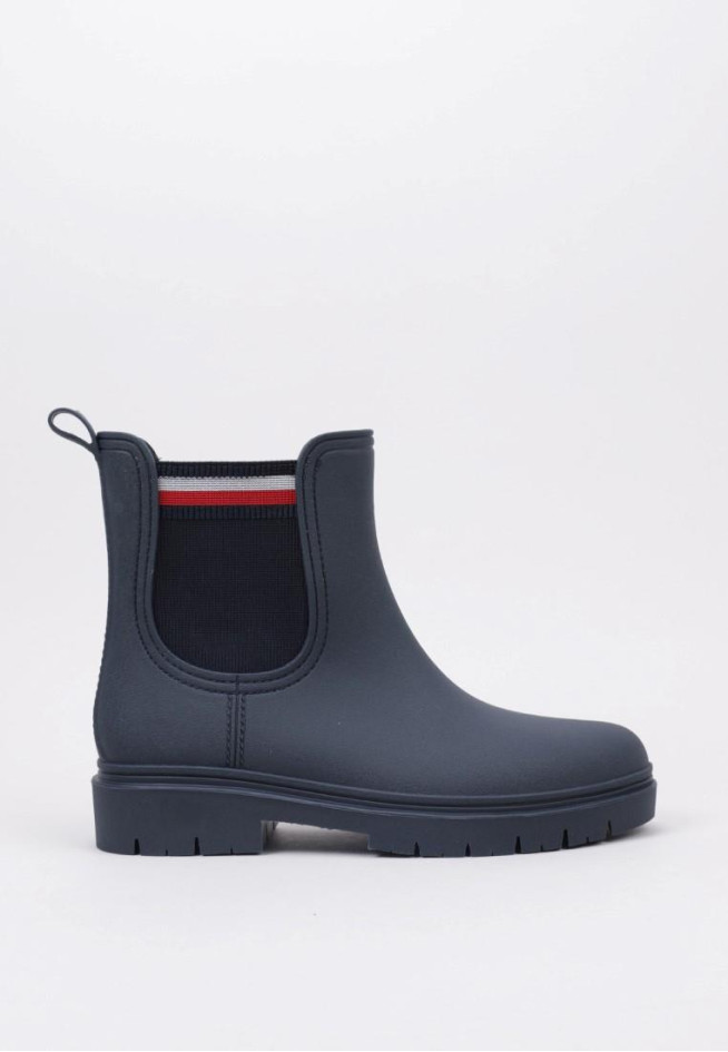 TOMMY HILFIGER RAIN BOOT ANKLE ELASTIC Azul