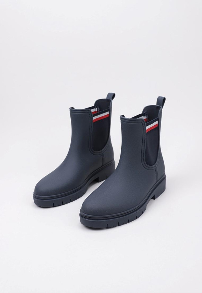 TOMMY HILFIGER RAIN BOOT ANKLE ELASTIC Azul