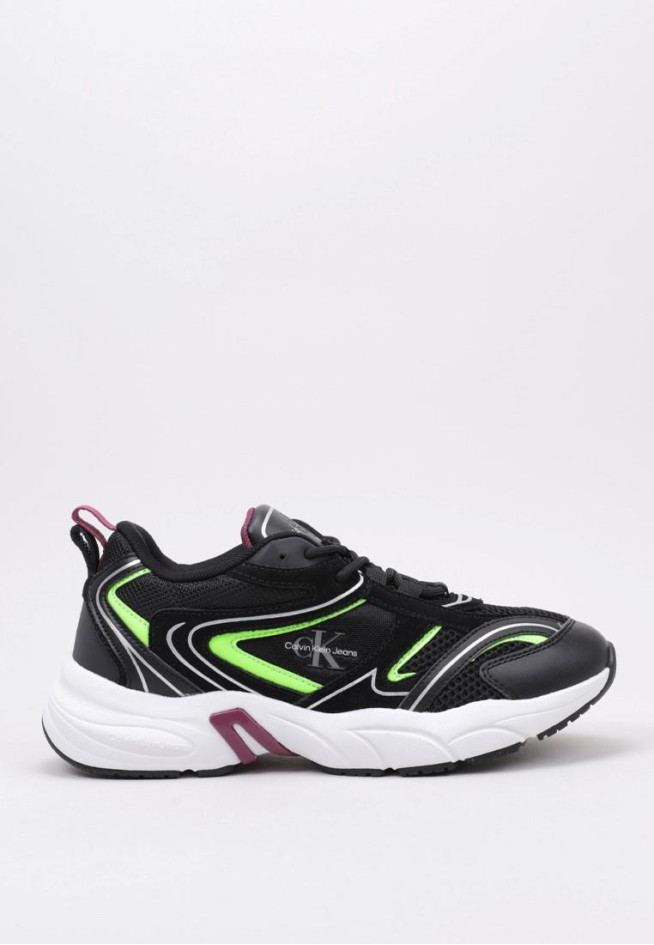 CALVIN KLEIN RETRO TENNIS SU-MESH WN Negro
