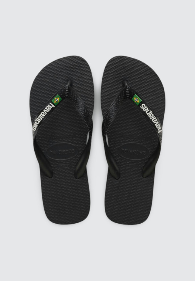 HAVAIANAS BRASIL LOGO Negro