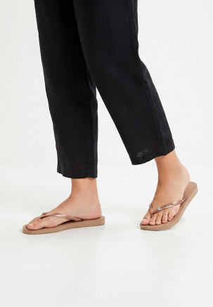 HAVAIANAS SLIM CRYSTAL SWII Beige
