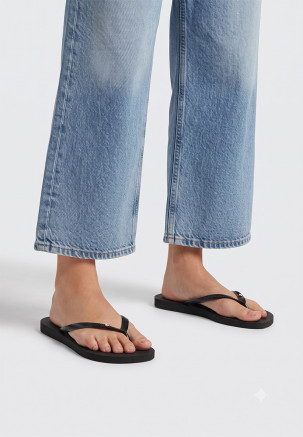 HAVAIANAS SLIM CRYSTAL SWII Negro