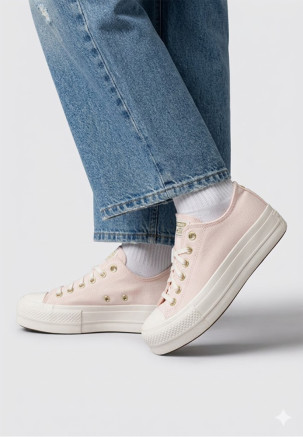 CONVERSE CHUCK TAYLOR ALL STAR LIFT PLATAFORM GOLD Dorado