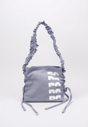 SARA PARADA KAIA LOGO BAG  Azul