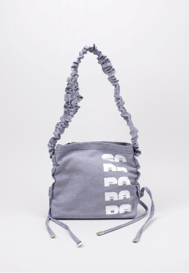 SARA PARADA KAIA LOGO BAG  Azul