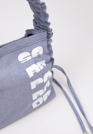 SARA PARADA KAIA LOGO BAG  Azul