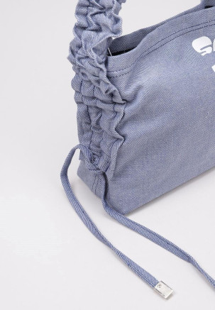 SARA PARADA KAIA LOGO BAG  Azul