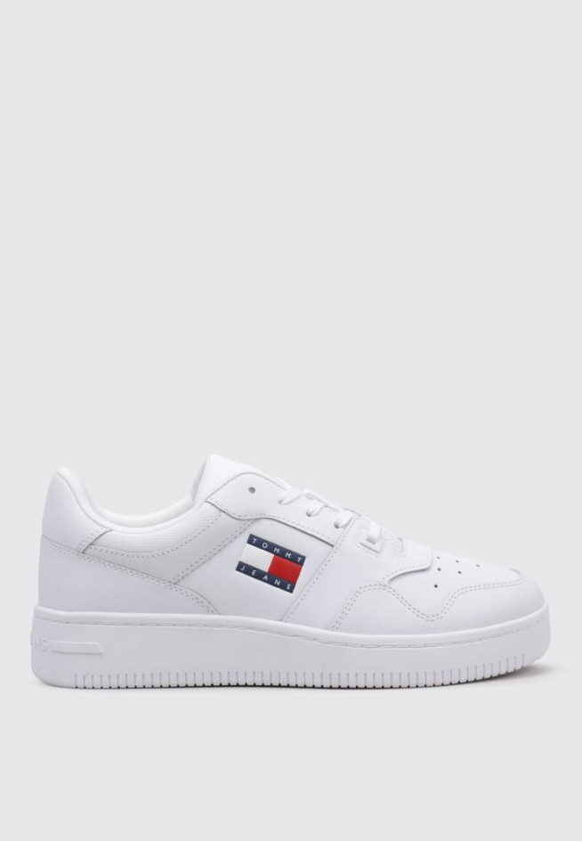 TOMMY HILFIGER TJM RETRO BASKET ESS Blanco