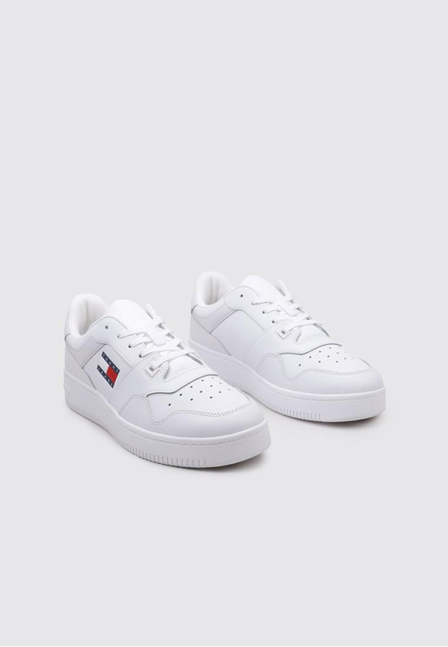 TOMMY HILFIGER TJM RETRO BASKET ESS Blanco