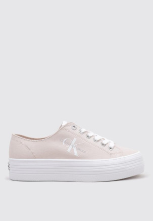 CALVIN KLEIN VULC FLATFORM ESSENTIAL MONO Rosa