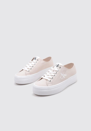 CALVIN KLEIN VULC FLATFORM ESSENTIAL MONO Rosa