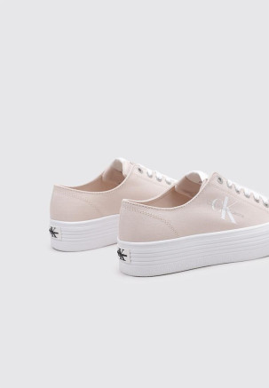 CALVIN KLEIN VULC FLATFORM ESSENTIAL MONO Rosa